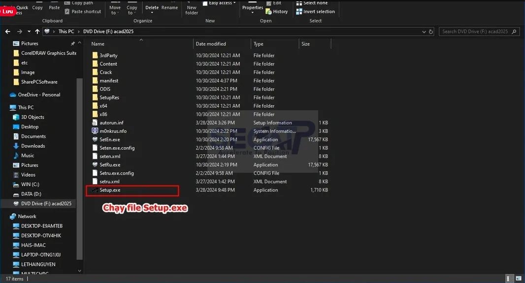 cài đặt autocad 2025
