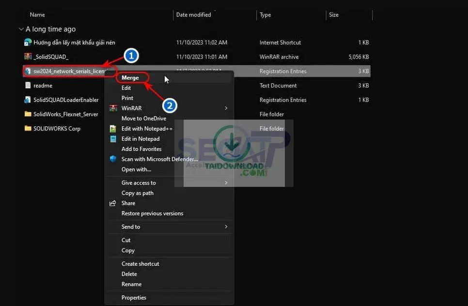 cài đặt solidworks 2024