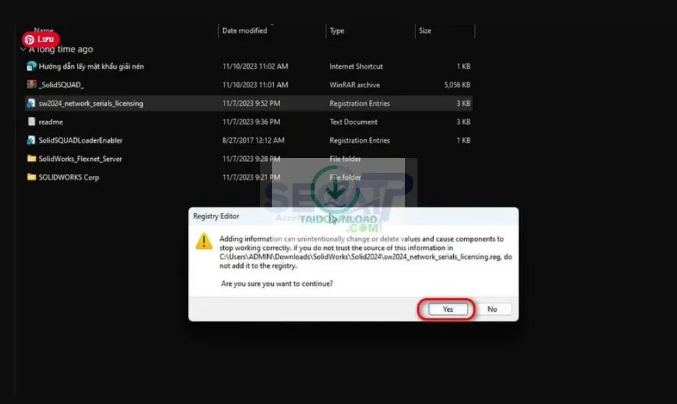cài đặt solidworks 2024