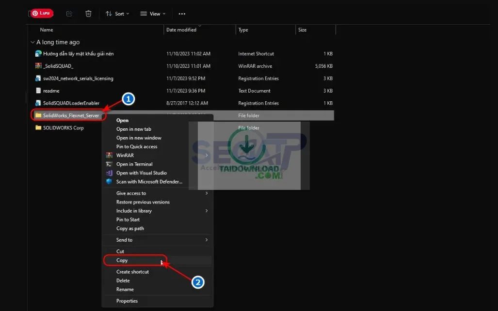 cài đặt phần mềm thiết kế CAD 3D SolidWorks 2024