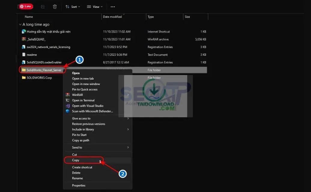 cài đặt Solidworks 2024