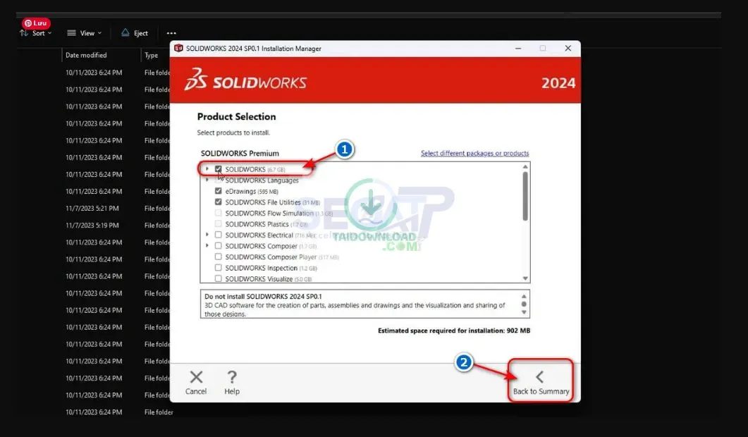 cài đặt phần mềm thiết kế CAD 3D Solidworks 2024