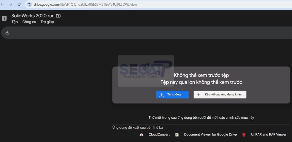 Tải SolidWorks 2020 Full Crack Link Google Drive + Hướng Dẫn Cài Đặt Tải SolidWorks 2020 Full Crack Link Google Drive + Hướng Dẫn Cài Đặt
