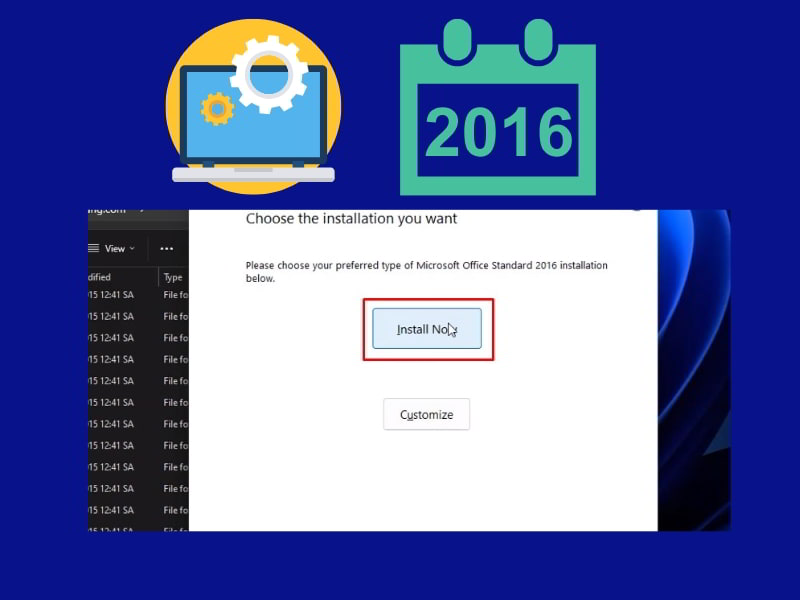 Hướng Dẫn Cài Đặt Microsoft Office Professional 2016