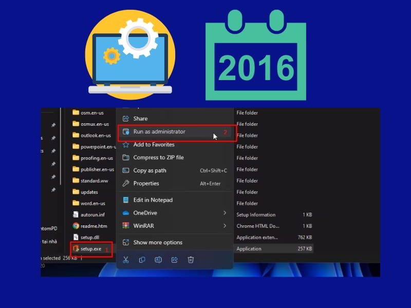 Hướng Dẫn Cài Đặt Microsoft Office Professional 2016