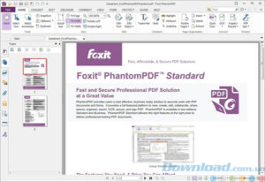 Foxit PhantomPDF Standard: Phần mềm chỉnh sửa PDF hiệu quả