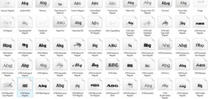 Bộ font UTM: Tải miễn phí bộ font chữ đẹp cho thiết kế đồ họa