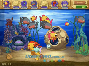 Insaniquarium Deluxe- Trò chơi hành động thú vị từ PopCap