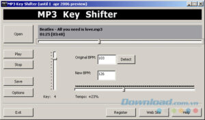 MP3 Keyshifter: Chuyển đổi âm thanh dễ dàng và hiệu quả