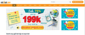 VietJack – Nền tảng học trực tuyến hàng đầu