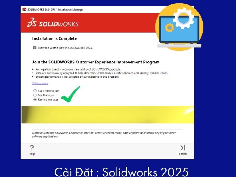 Cài Đặt Phần Mềm Thiết Kế 3D SOLIDWORKS 2025 A-Z