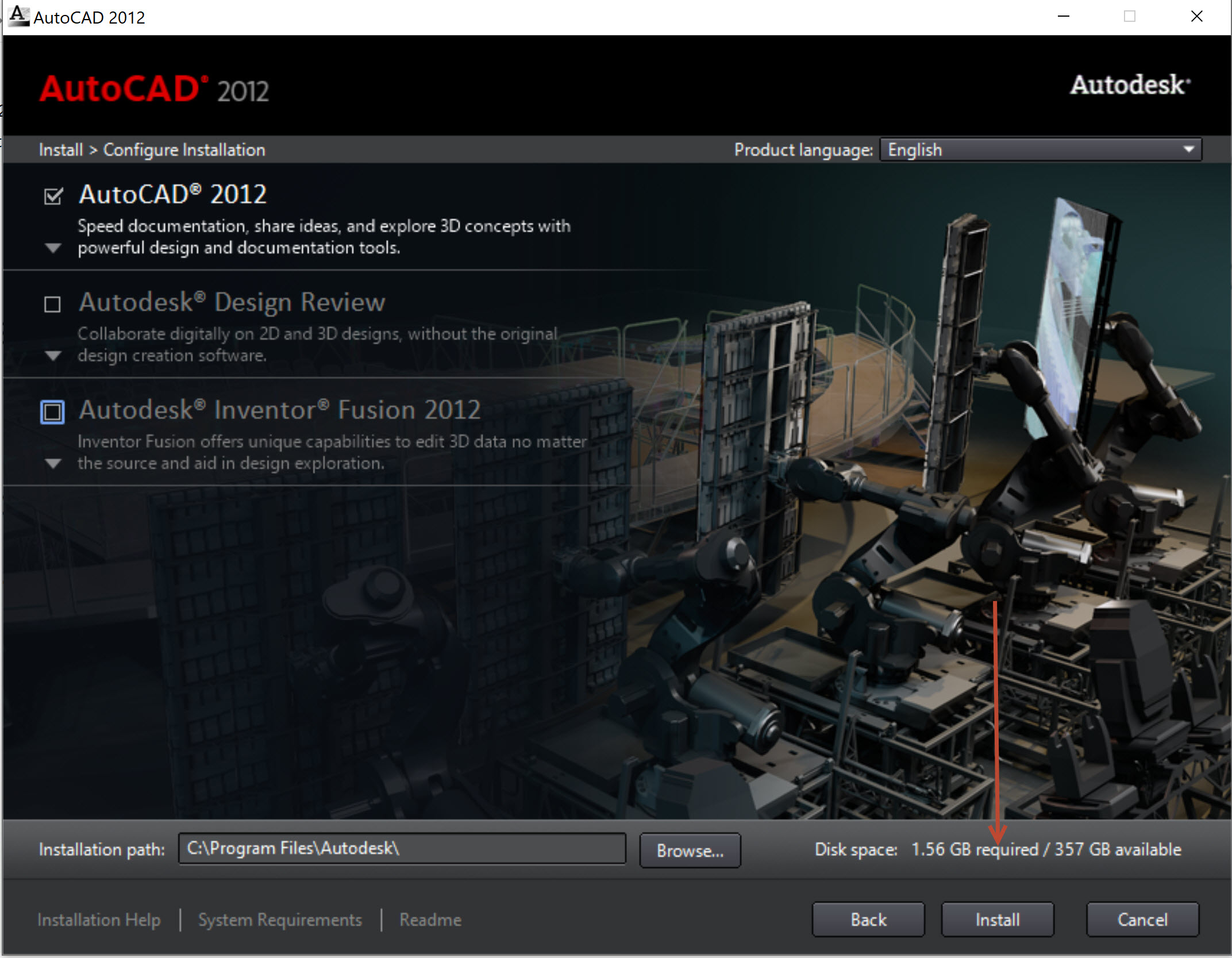 Tải AutoCAD 2012 full