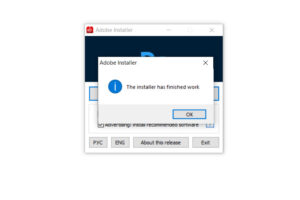 Hoàn tất cài đặt Photoshop CC 2021