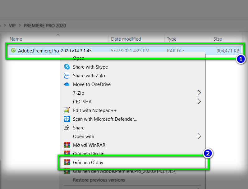 Tải Premiere CC 2020