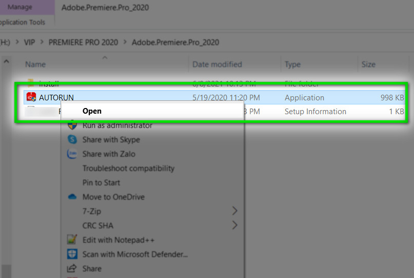 Tải Premiere CC 2020