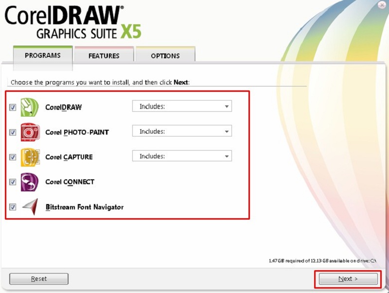 Tải CorelDRAW X5