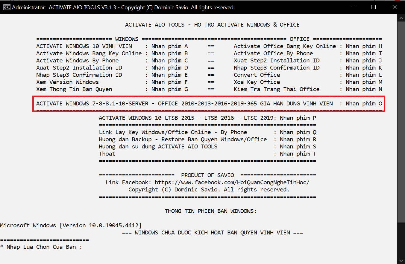 Tải Activate AIO Tools