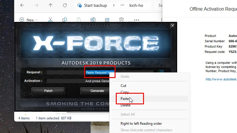 Paste vào như hình