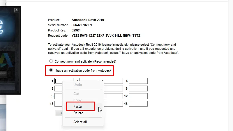 Tích như hình và paste vào ô số 1